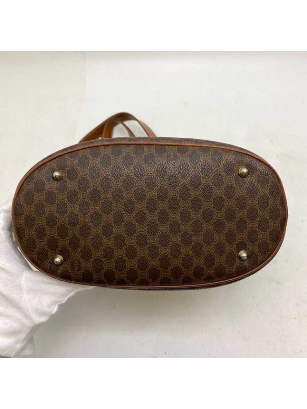 Celine Tote Macadam Brown Bucket - Picture 8 of 16